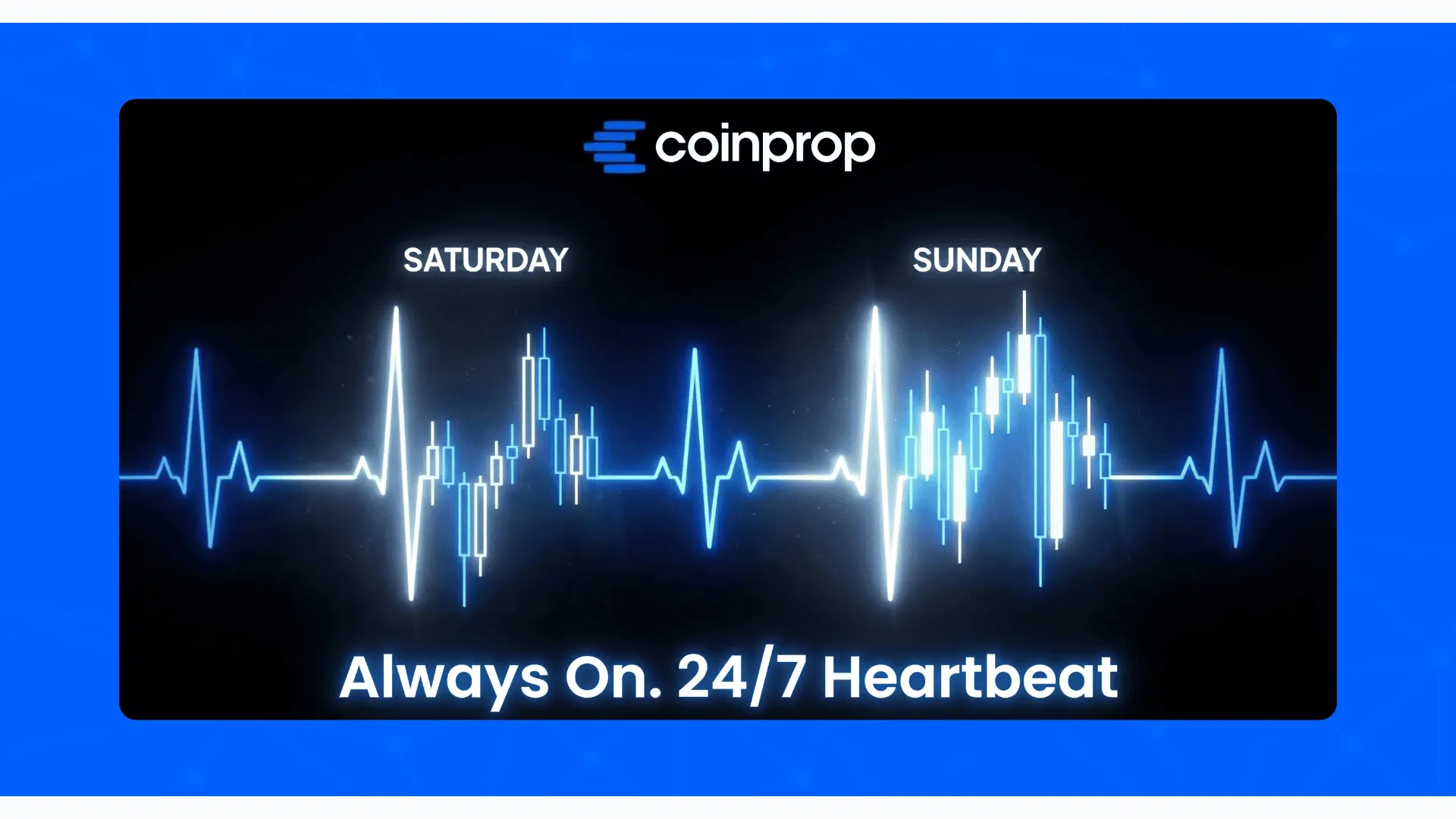 CoinProp Allows Weekend Crypto Prop Trading — Hold Positions Over the Weekend
