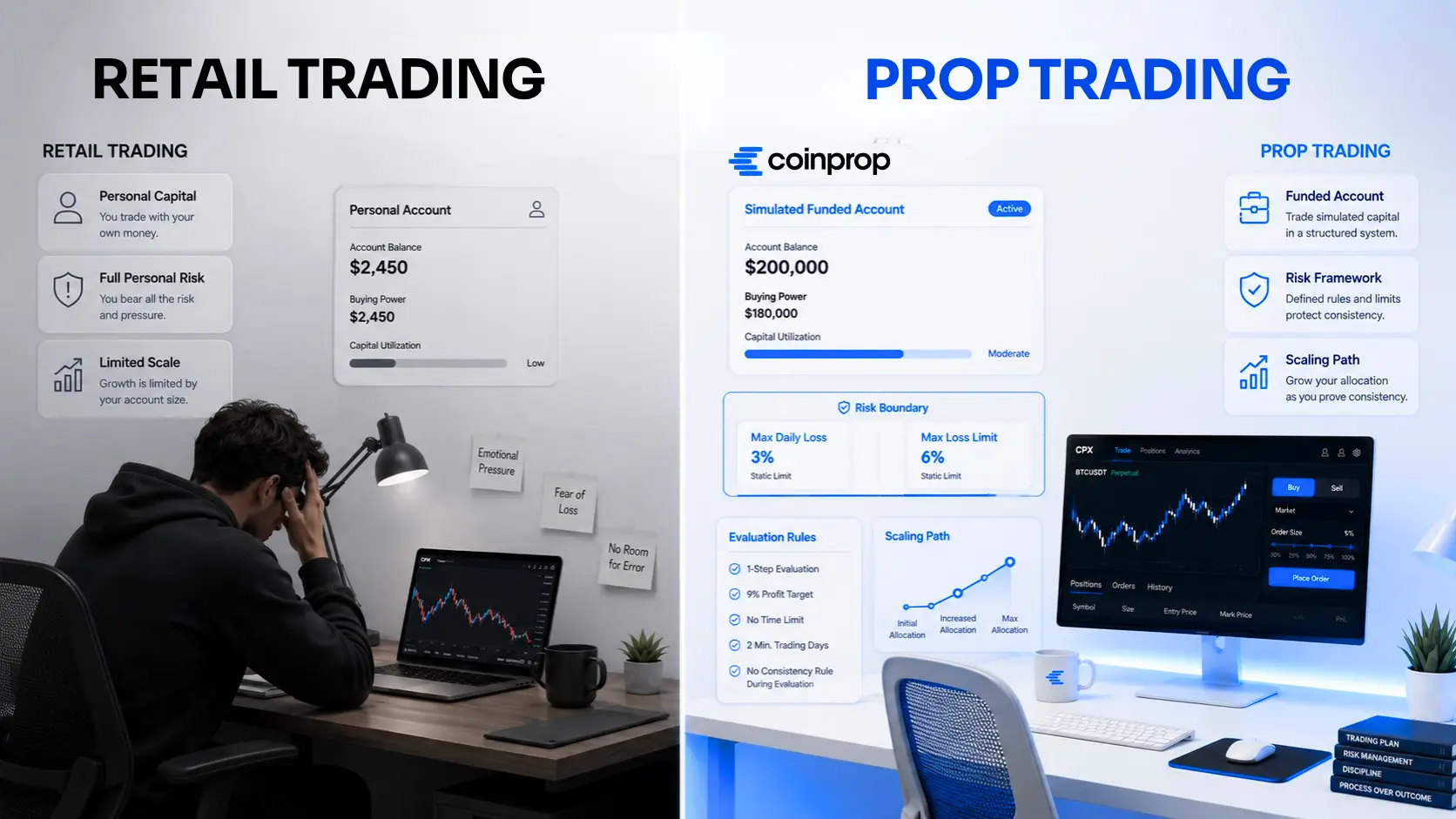 Crypto Prop Firm Advantages — Direct Liquidity vs CFD