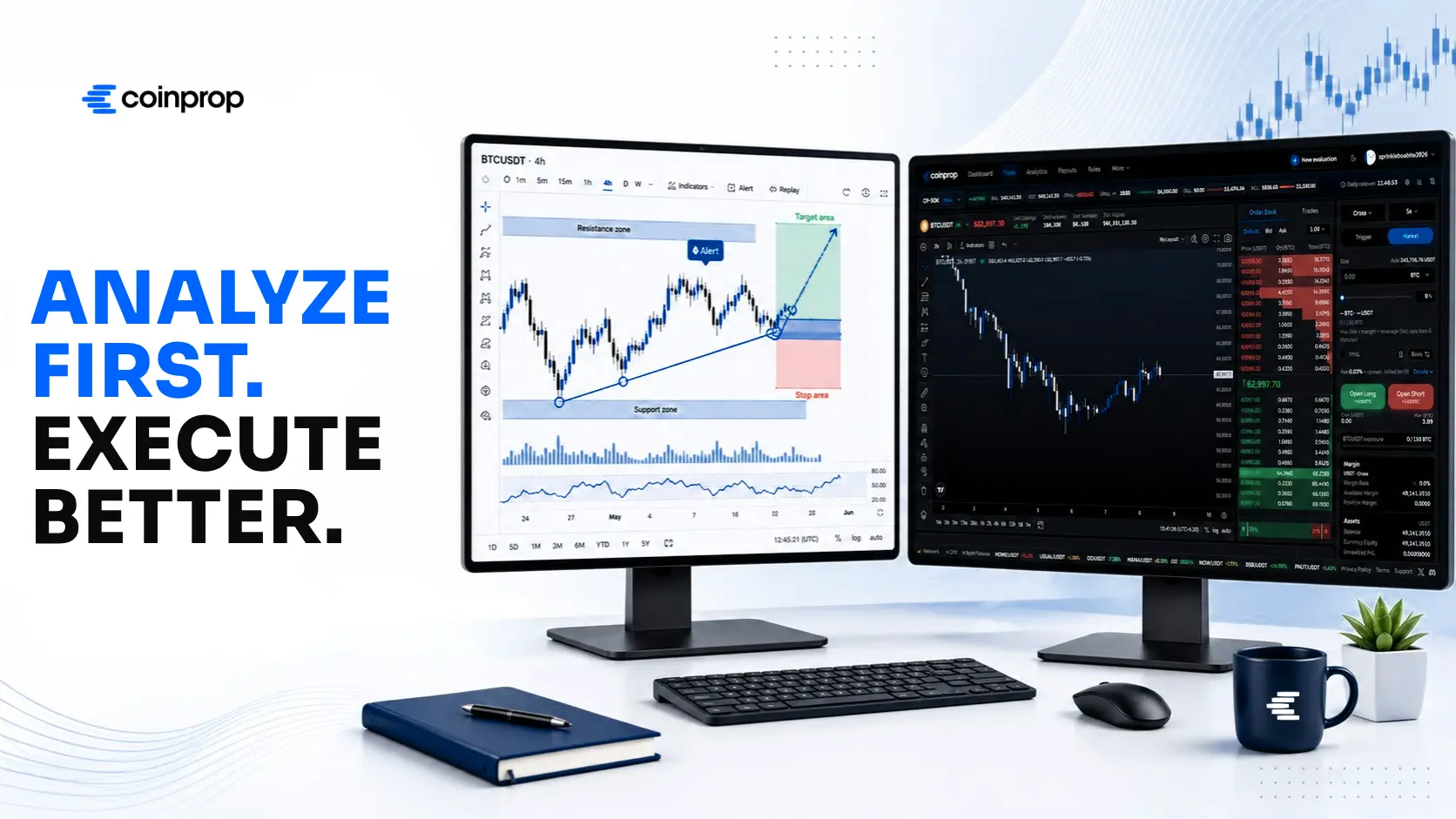 Crypto Prop Firm with TradingView — CoinProp
